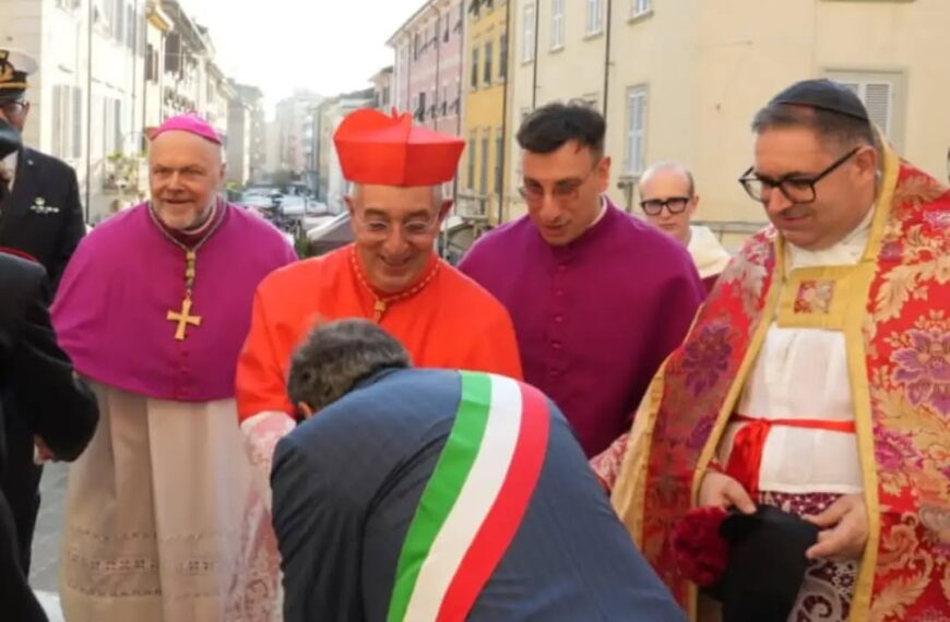 Il Cardinale Angelo De Donatis accolto in Cattedrale
